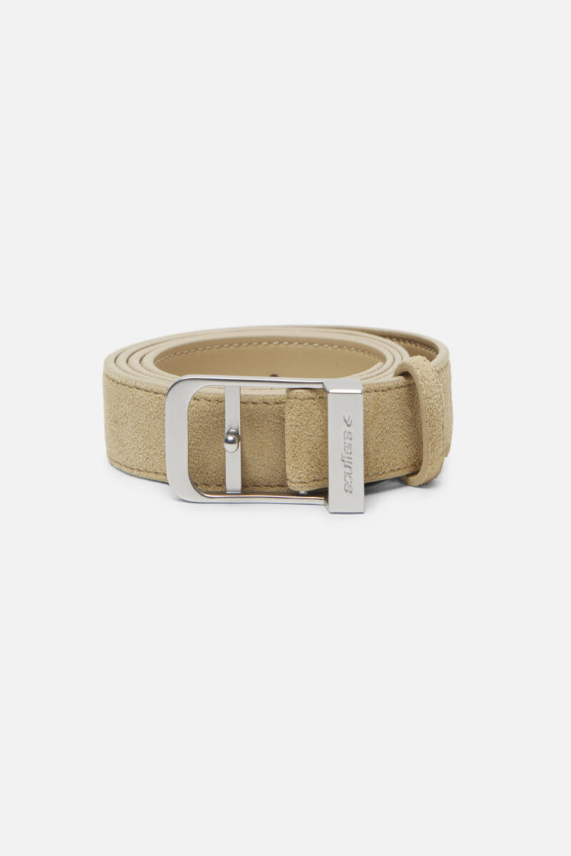 Suede Ecru Belt