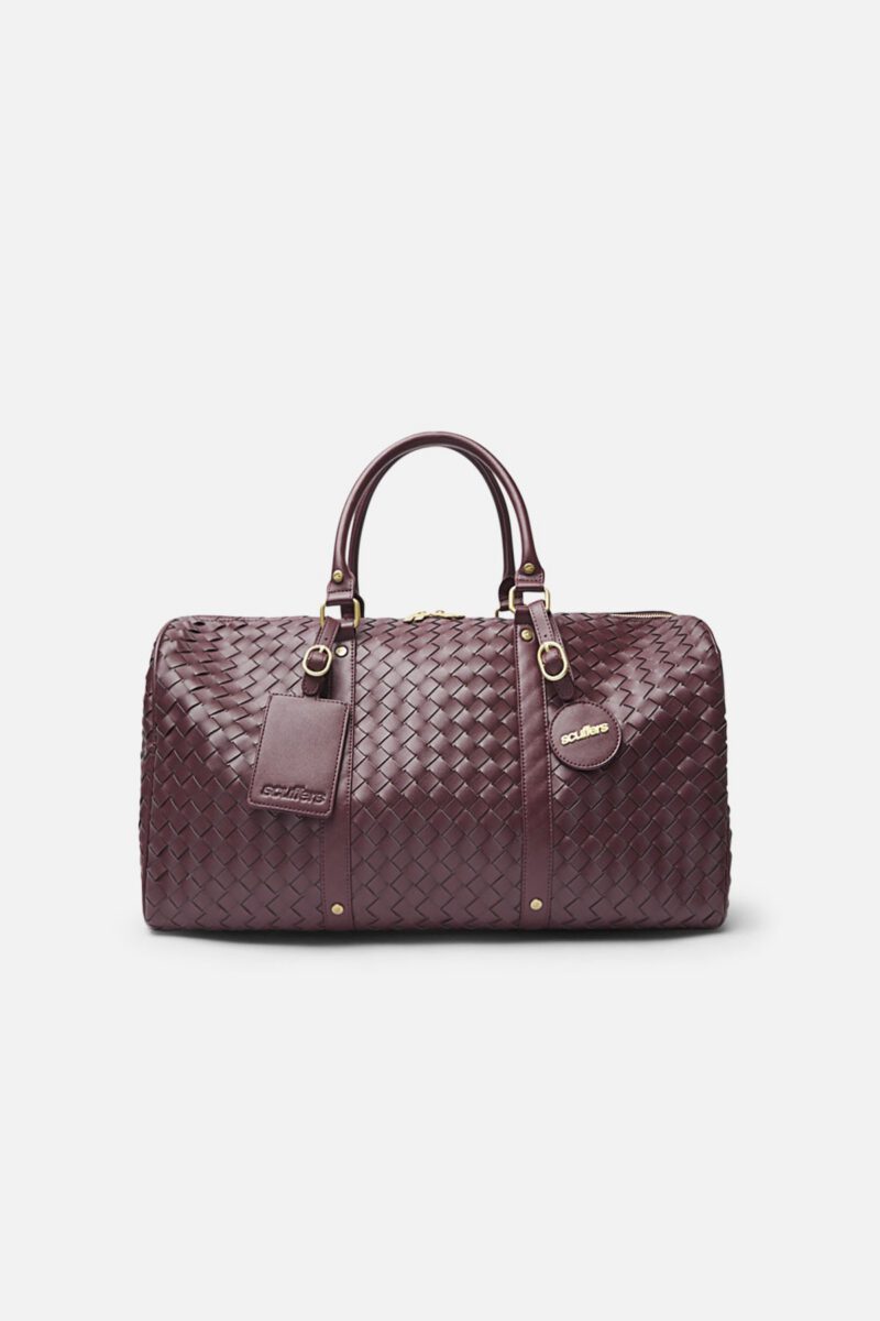 Country Burgundy Duffle Bag