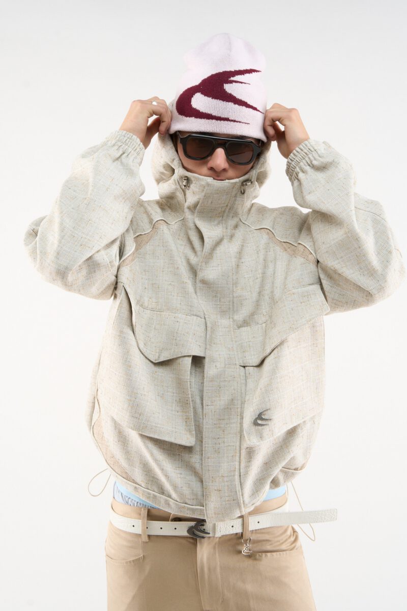 Boucle Essential Ecru Windbreaker