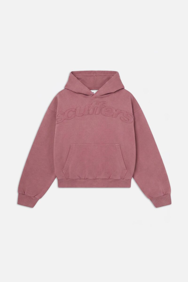 Raw Burgundy Hoodie