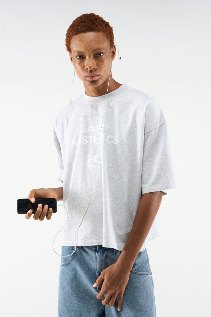 Nobrand Light Grey Melange T-Shirt