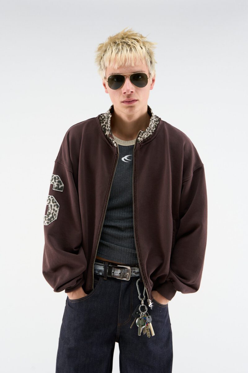 Tokiet Leopard Zipper