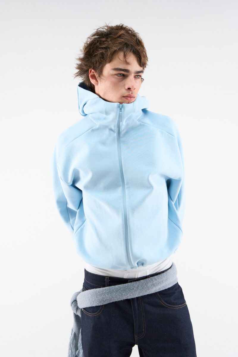 Tech Light Blue Zip