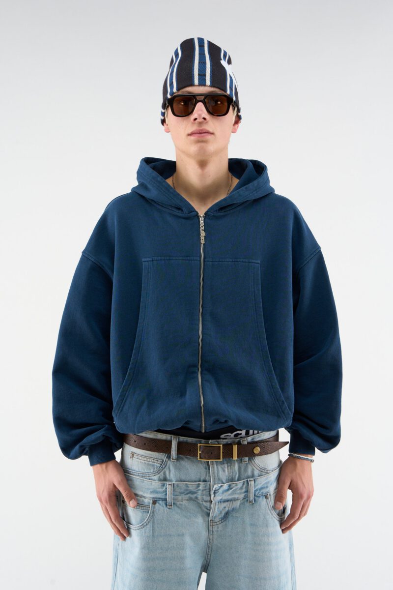 Pick Pocket Navy Zipper