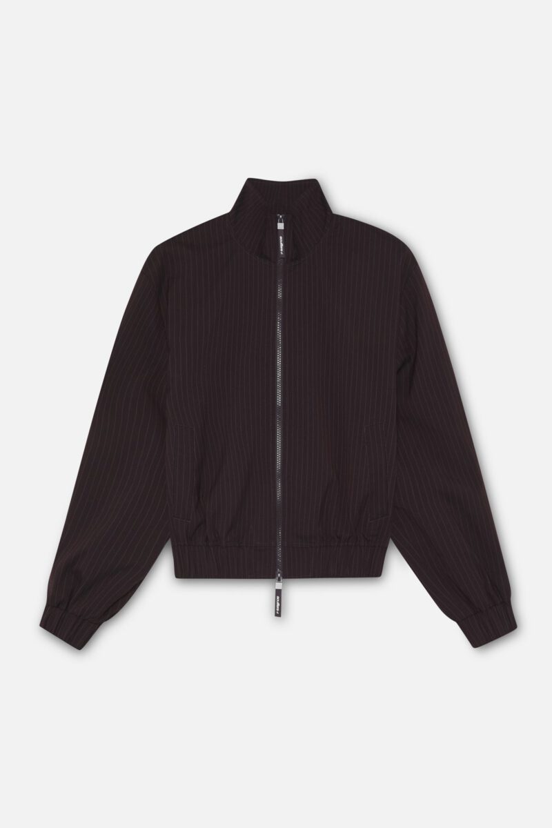 Nautica Burgundy Pinstripe Jacket