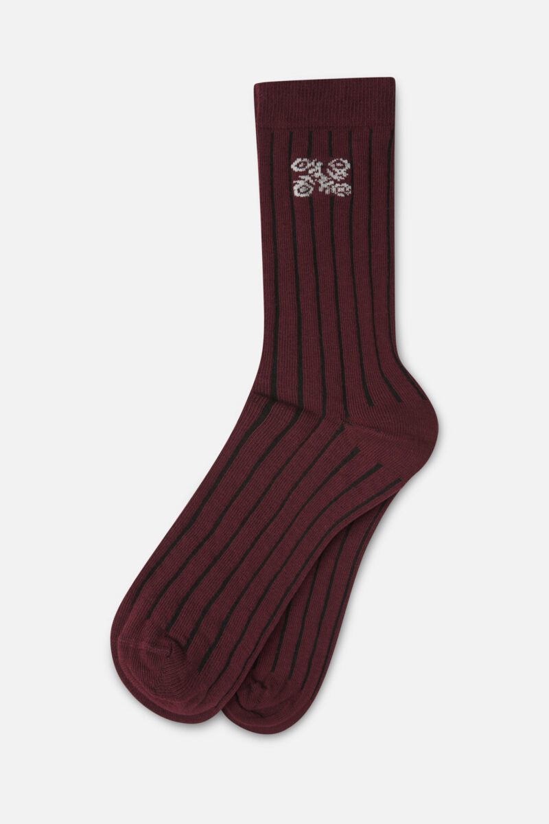 Pollen Burgundy Socks