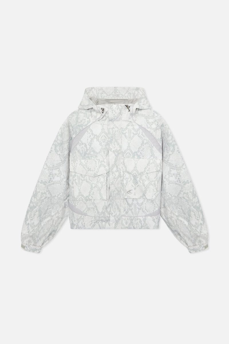 Snake Light Grey Windbreaker