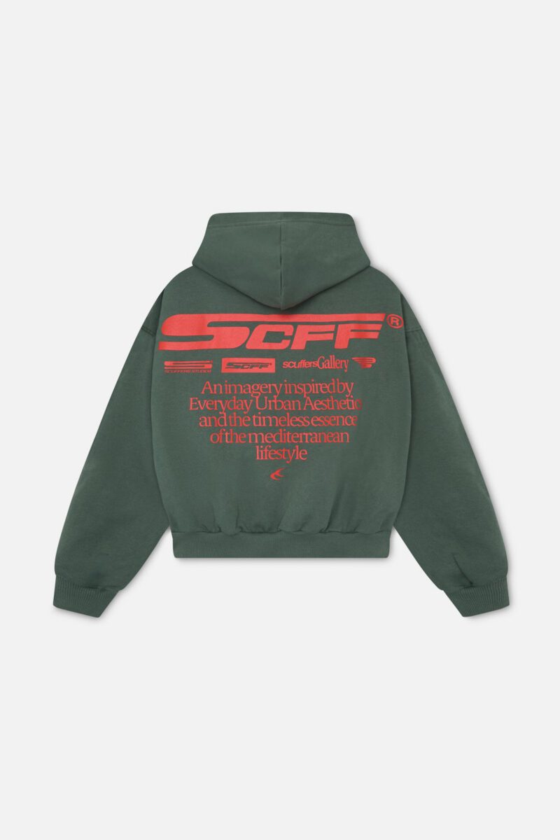 Motor Studios Green Hoodie