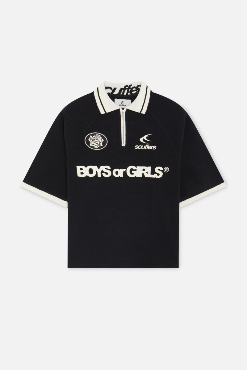 Boys or Girls Dark Polo