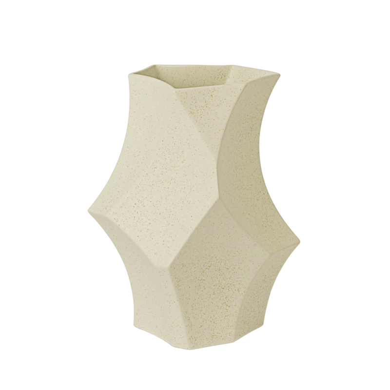 Earl of East — Vase Cueva H26 Off - Blanc
