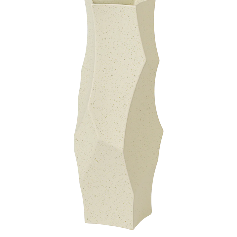 Earl of East — Vase Cueva Tall Off - Blanc