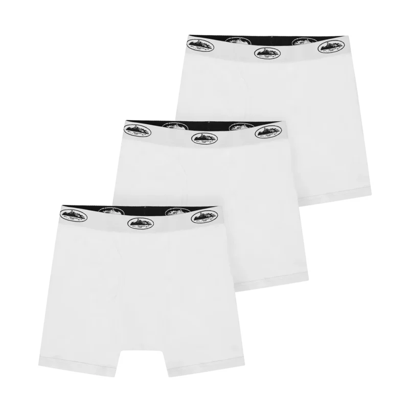 Pack 3 Boxers Blancs - Alcatraz Corteiz