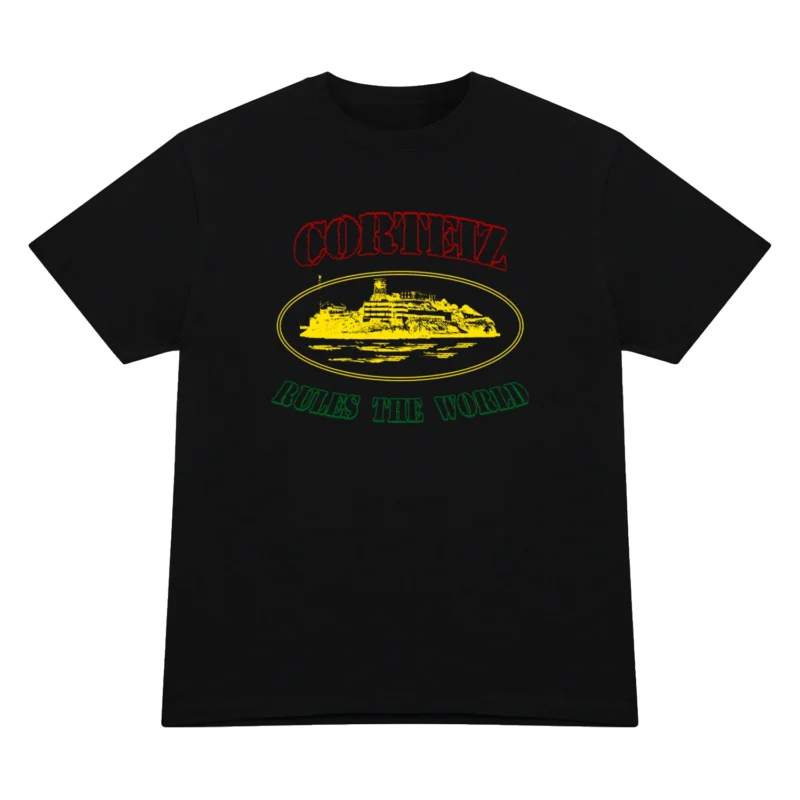 T-Shirt Noir Carni - OG Alcatraz Corteiz