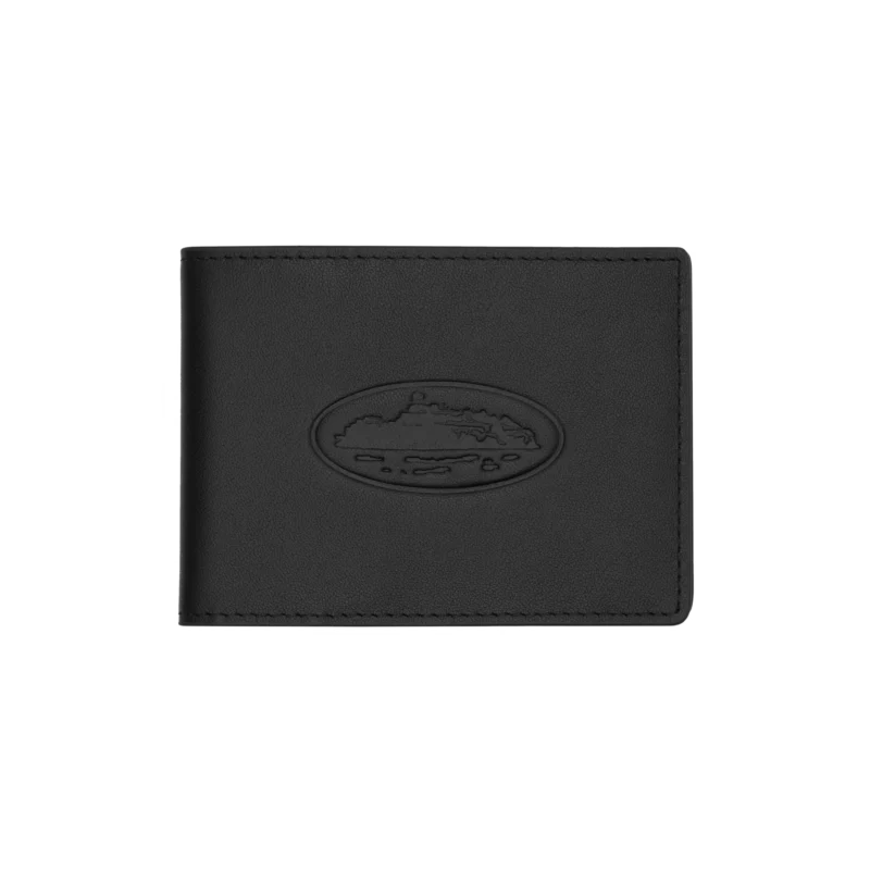 Porte-Carte Cuir Noir - Island Corteiz