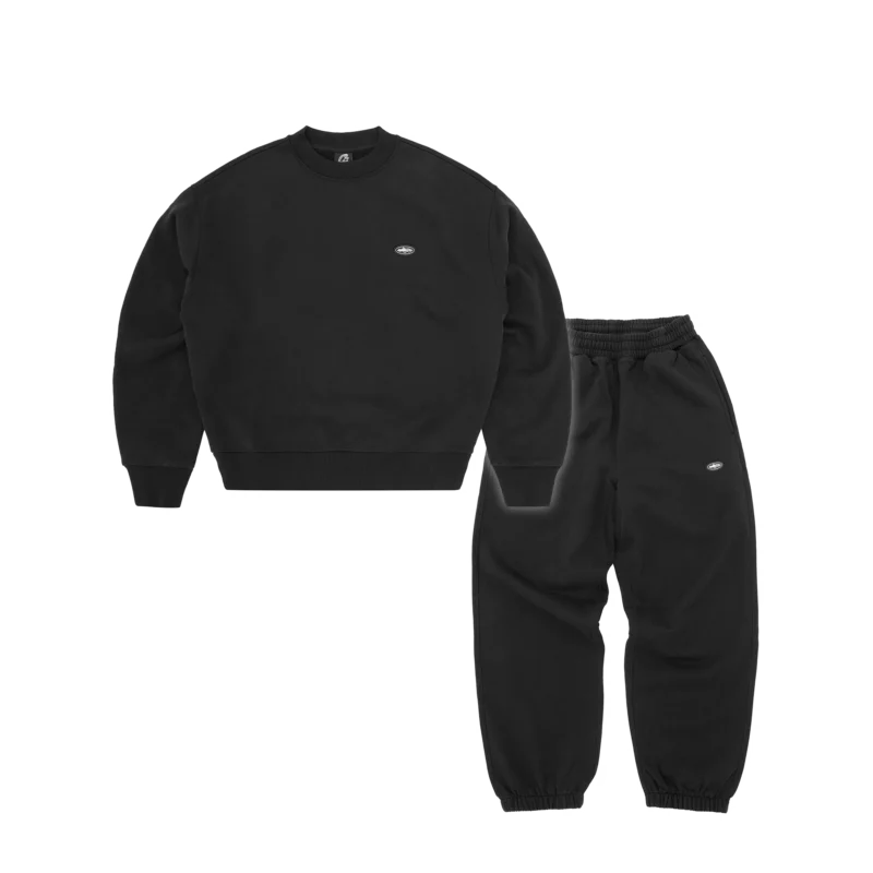 Ensemble Crewneck Noir - Mini Island Corteiz
