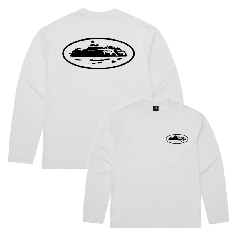 T-Shirt Manches Longues Blanc - OG Island Corteiz