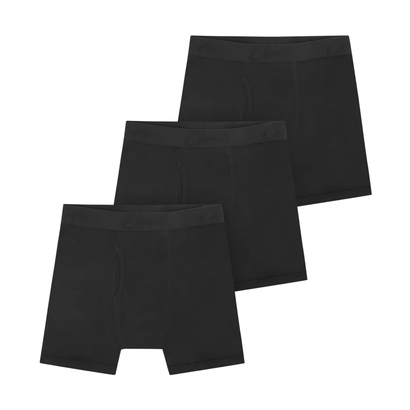Pack 3 Boxers Noirs Tonal - Allstarz Corteiz