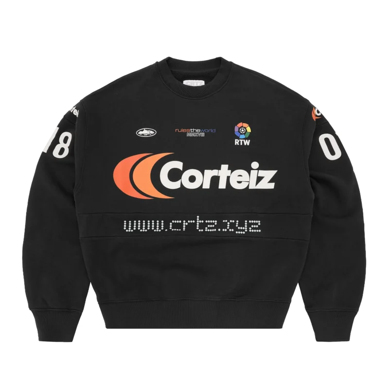 Crewneck Training Sponsors Noir - Corteiz