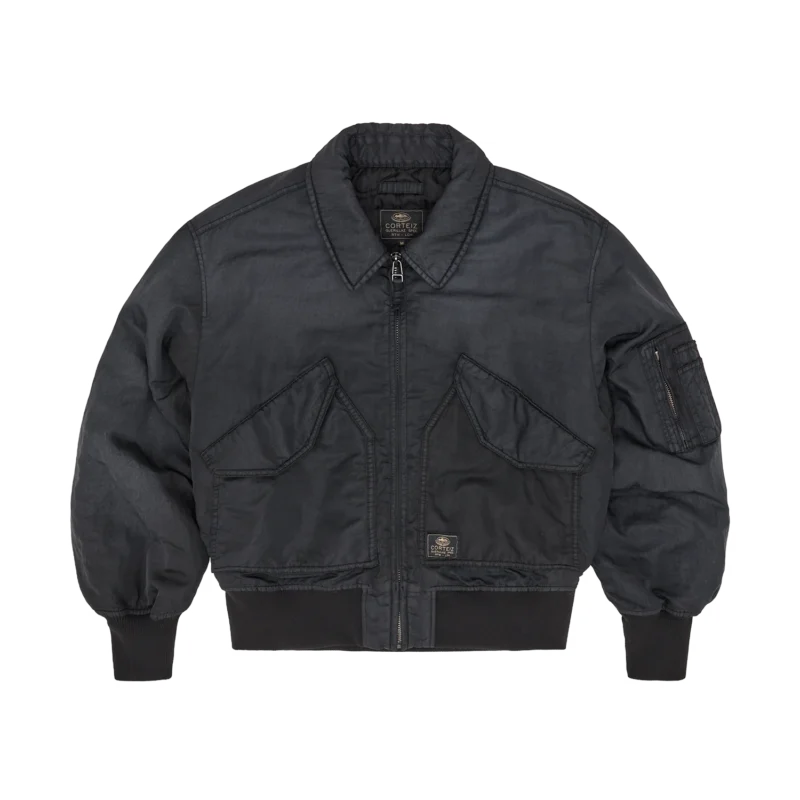 Bomber Jacket Vintage Noir - Alcatraz Corteiz