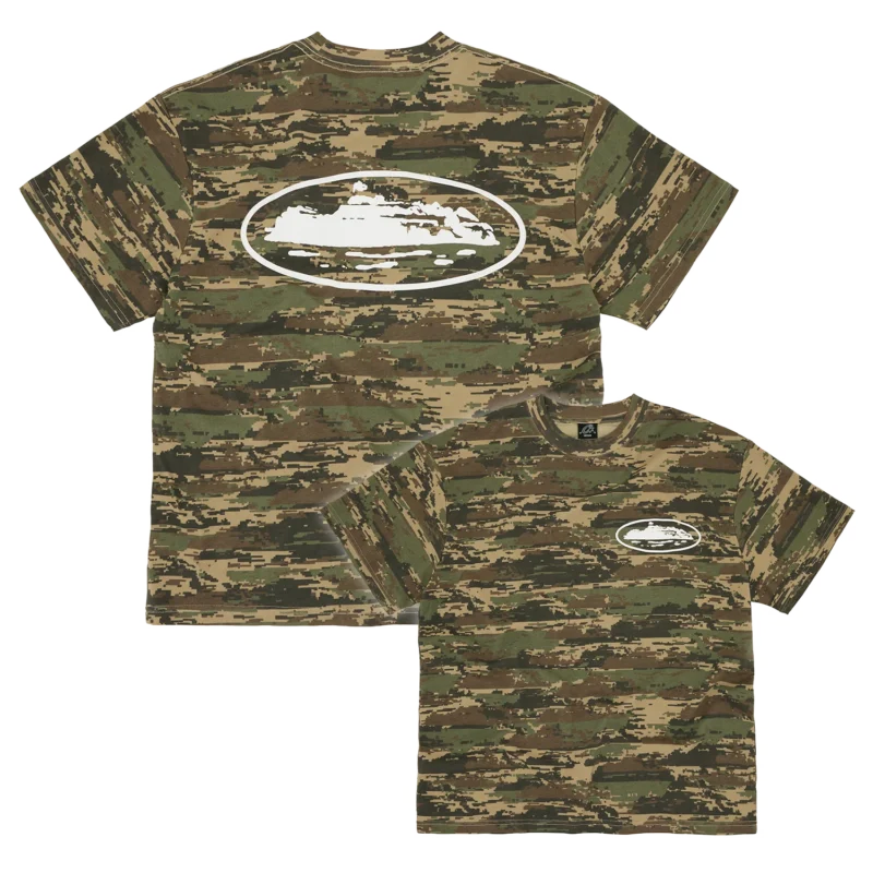 T-Shirt Puff Print Digi Camo - Island Corteiz