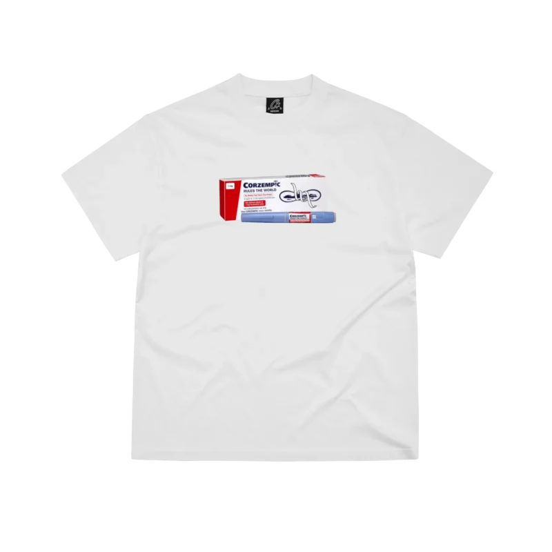 T-Shirt Blanc - Corzempic Corteiz