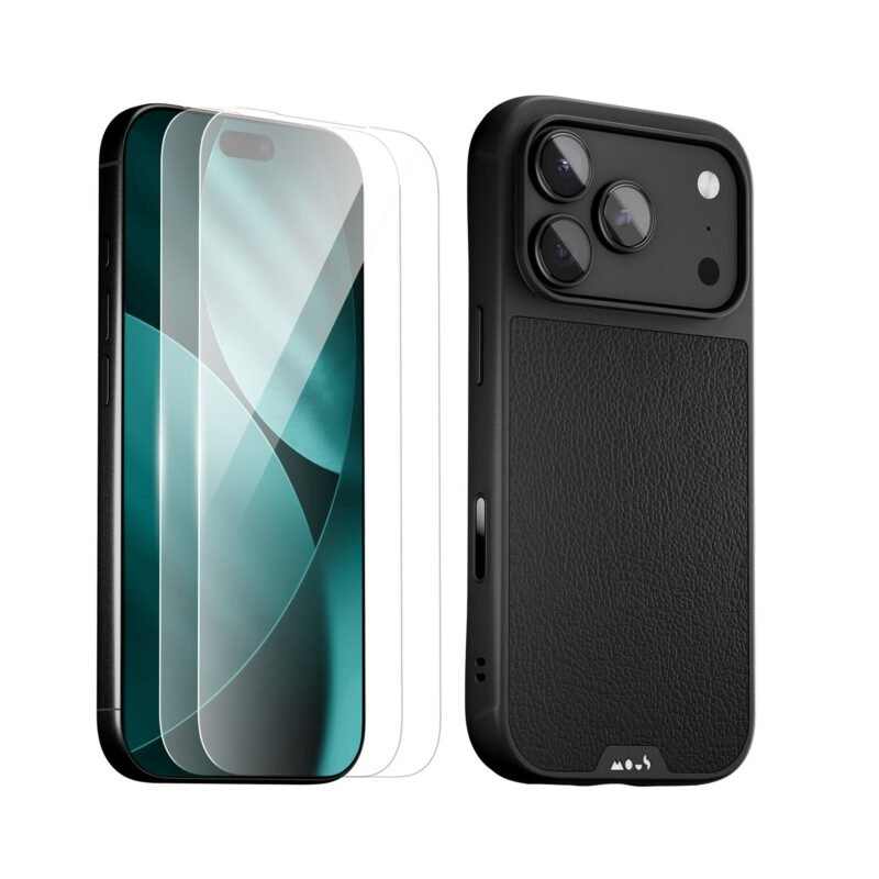 Mous — Protection Écran Cuir - Noir