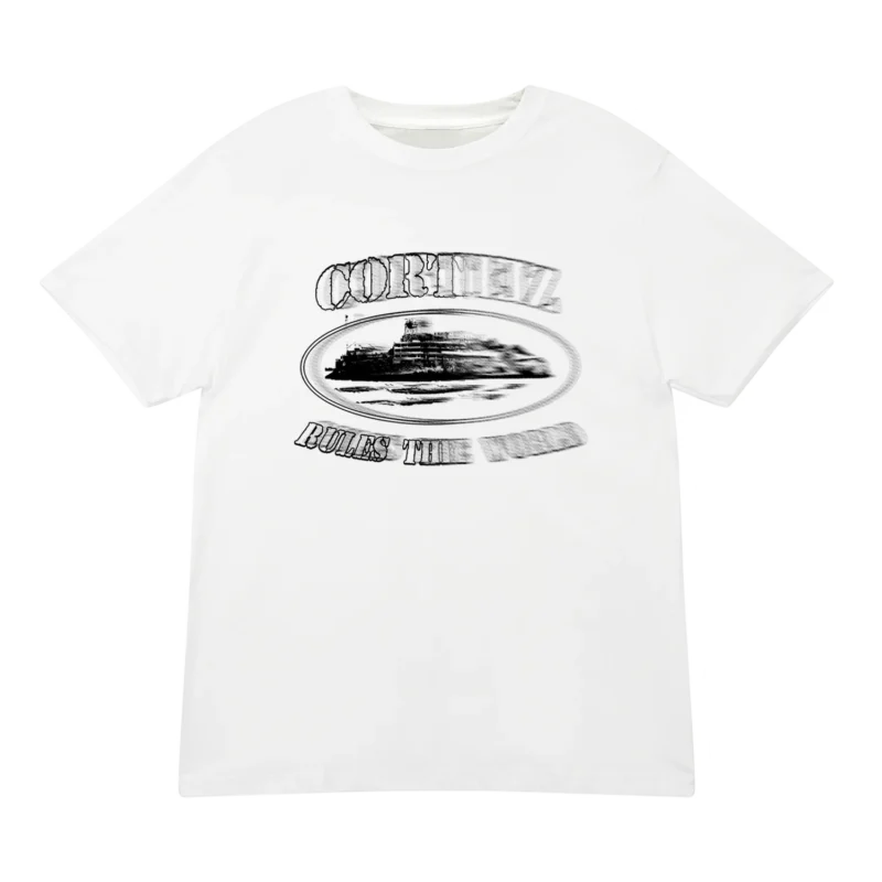 T-Shirt Blanc Blur - Alcatraz Corteiz