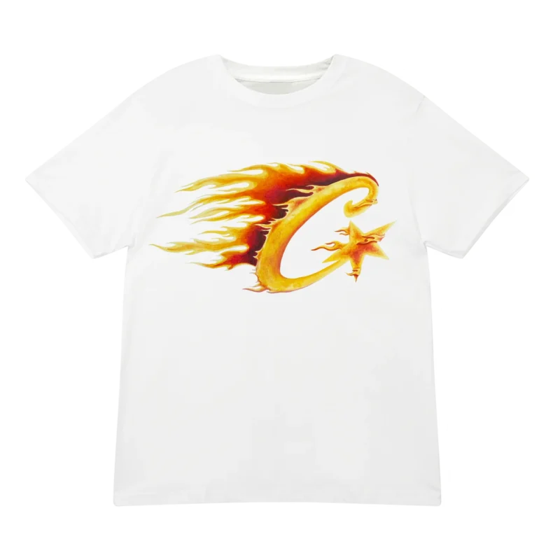 T-Shirt Blanc Flamme - C Starz Corteiz