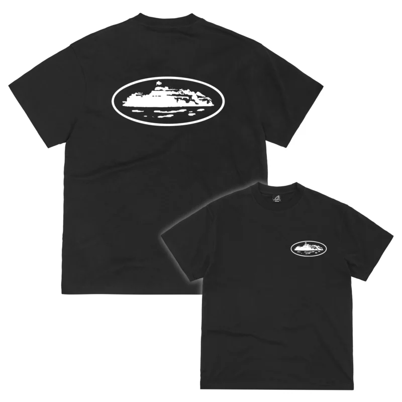 T-Shirt Noir - OG Island Corteiz